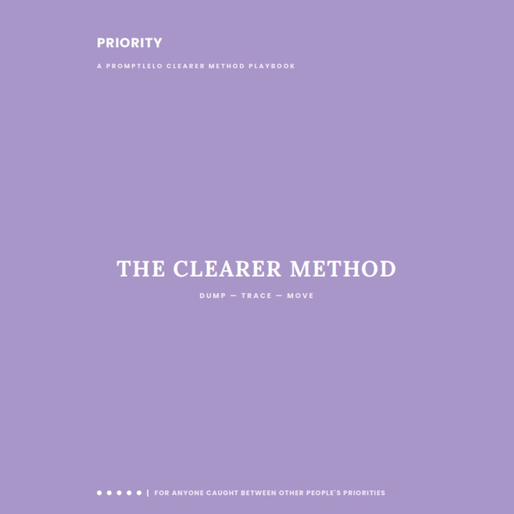 Priority AI Playbook: The Clearer Method