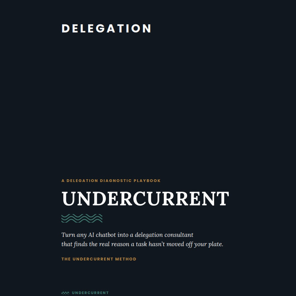 Undercurrent: The Delegation Method